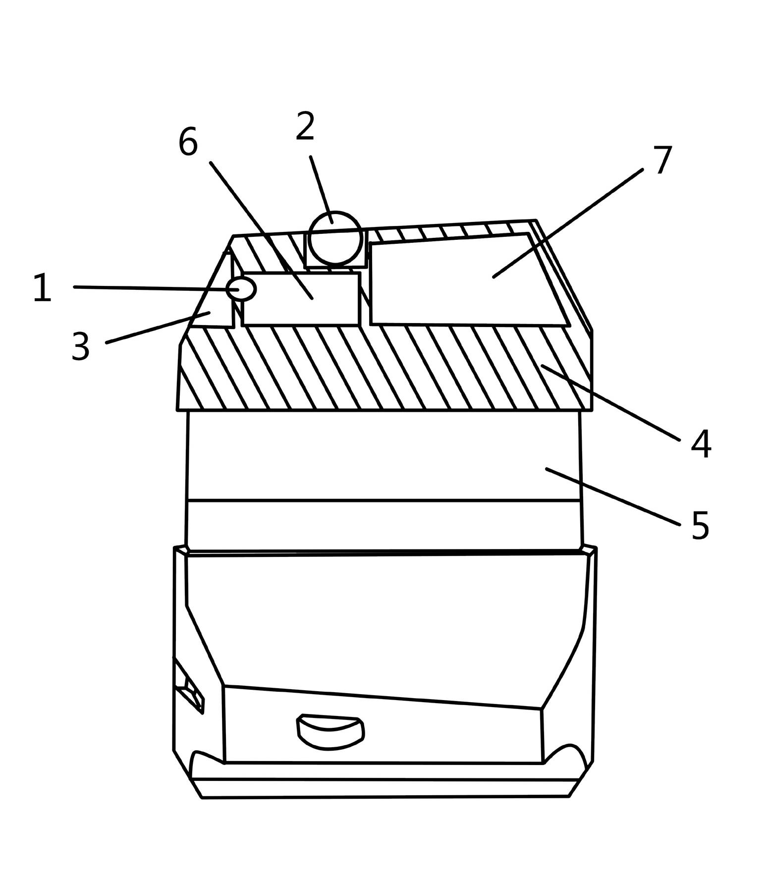 Auxiliary device for vertically positioning electric drill