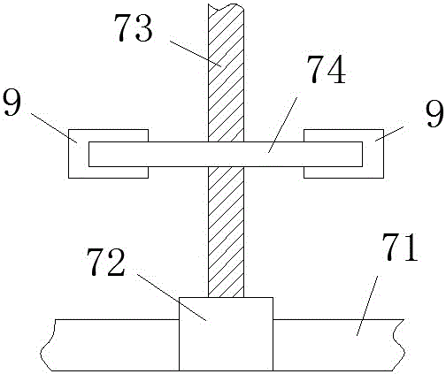 Bridge pavement cleaning device