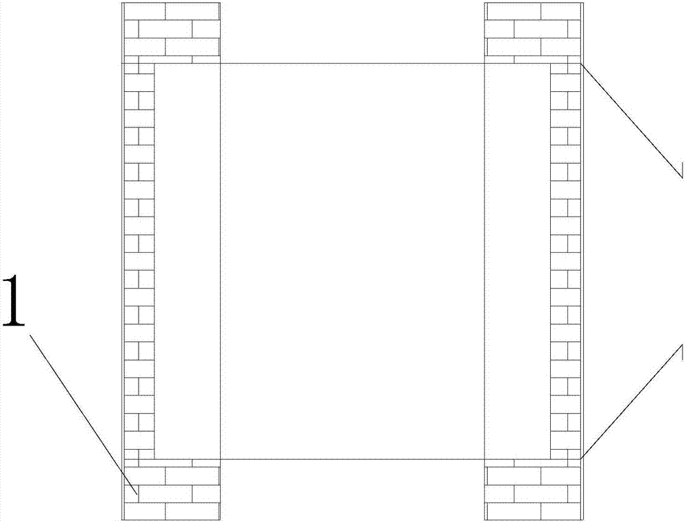 High-temperature constant-temperature blast furnace hot blast stove and preparing method thereof