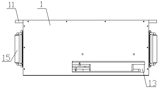 Slab continuous casting online roll gap measuring instrument