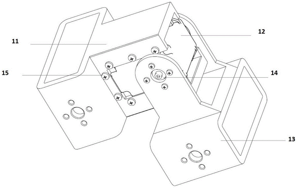 An adsorption climbing bridge crack detection robot