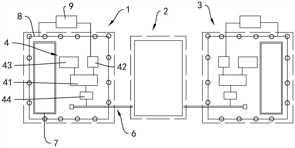 Automatic pre-mixing self-compacting cement soil fertilizer groove backfilling system and construction method