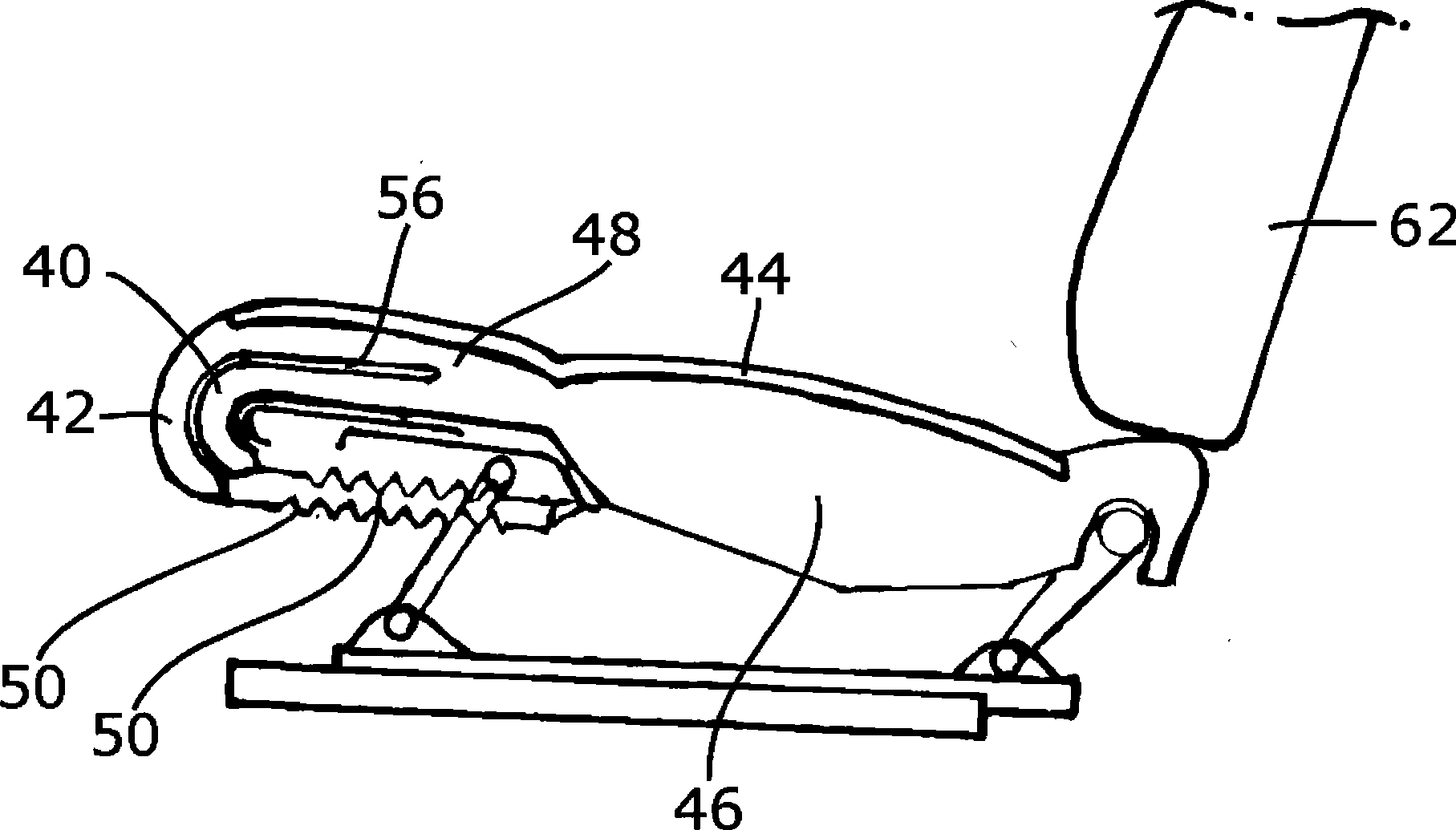 Vehicle seat with adjustable seat depth