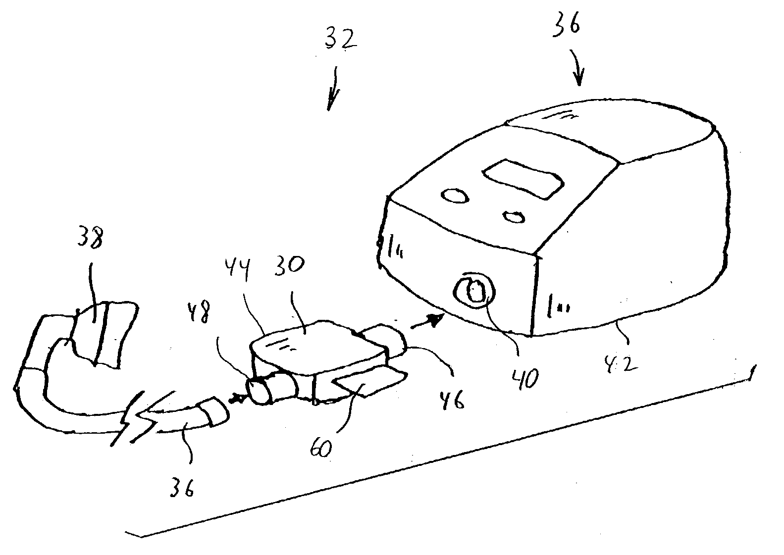 Pressure support compliance monitoring system