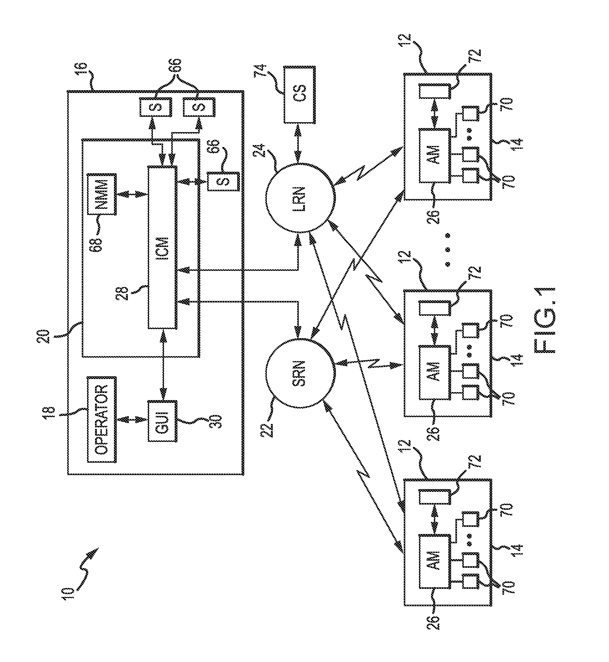 Multi-operator, multi-robot control system with automatic vehicle selection