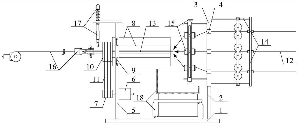 Electric wire and cable rotating mold convenient to maintain