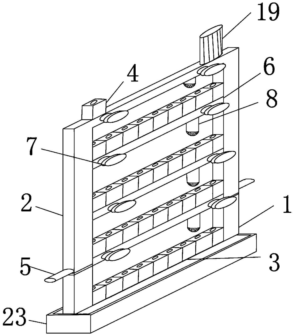 Soilless culture device with automatic spraying function