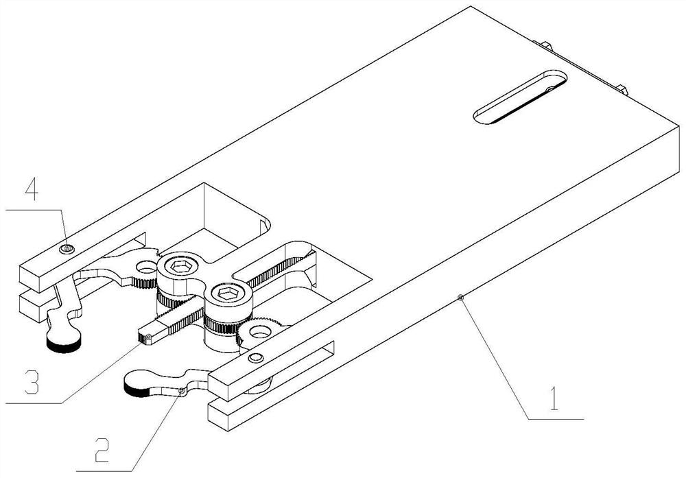 Auxiliary clamping device of manual press