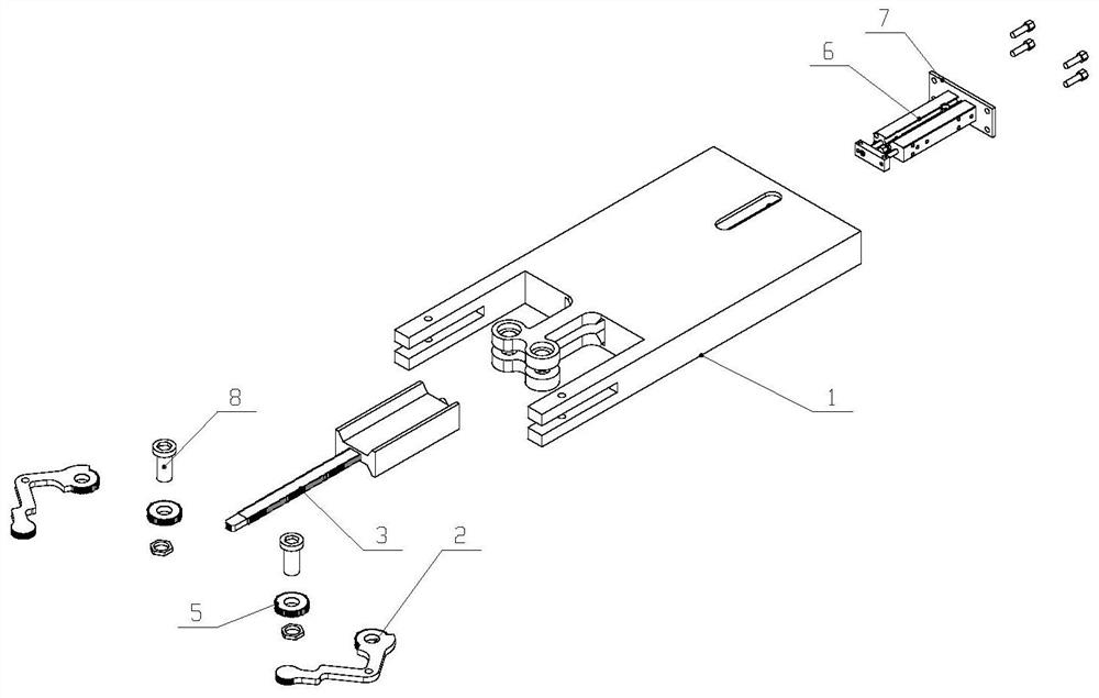 Auxiliary clamping device of manual press