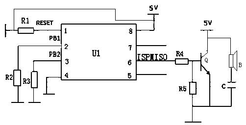 Medical apparatus alarm device based on auditory alarm signals and application method