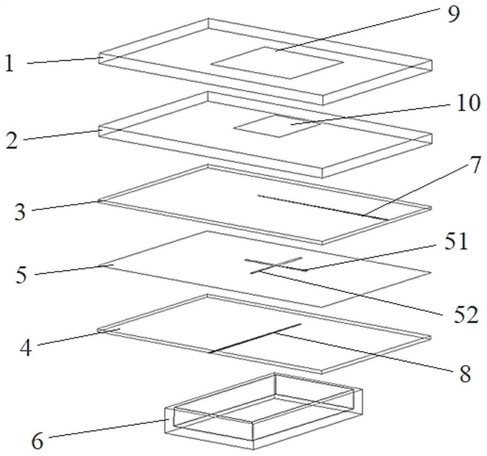 Dual-polarized microstrip phased-array antenna unit and array thereof