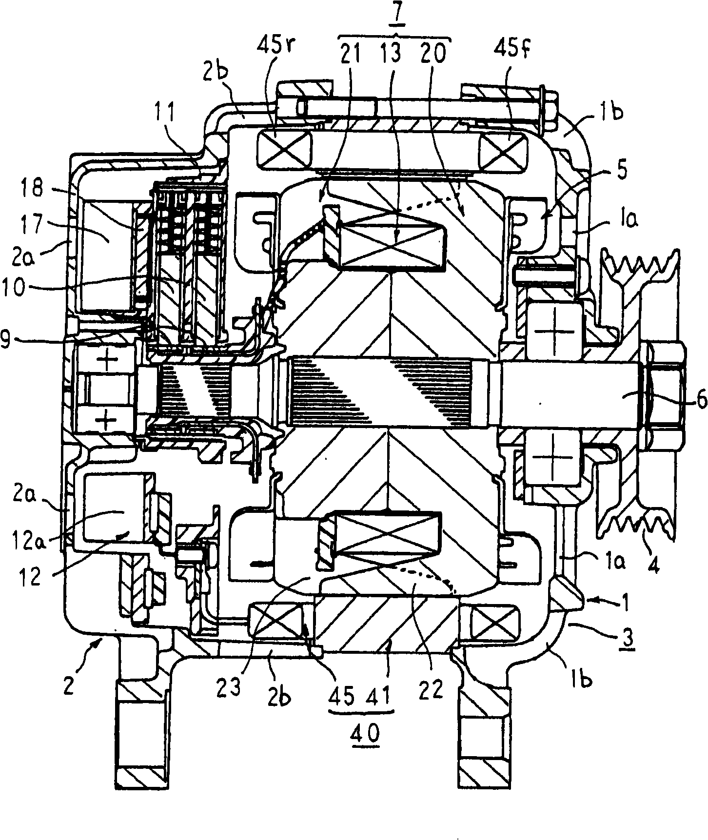 AC generator for vehicle