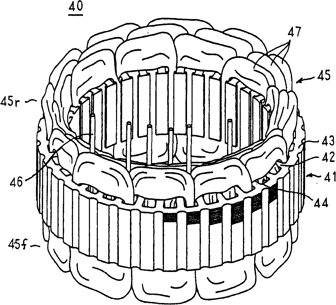 AC generator for vehicle