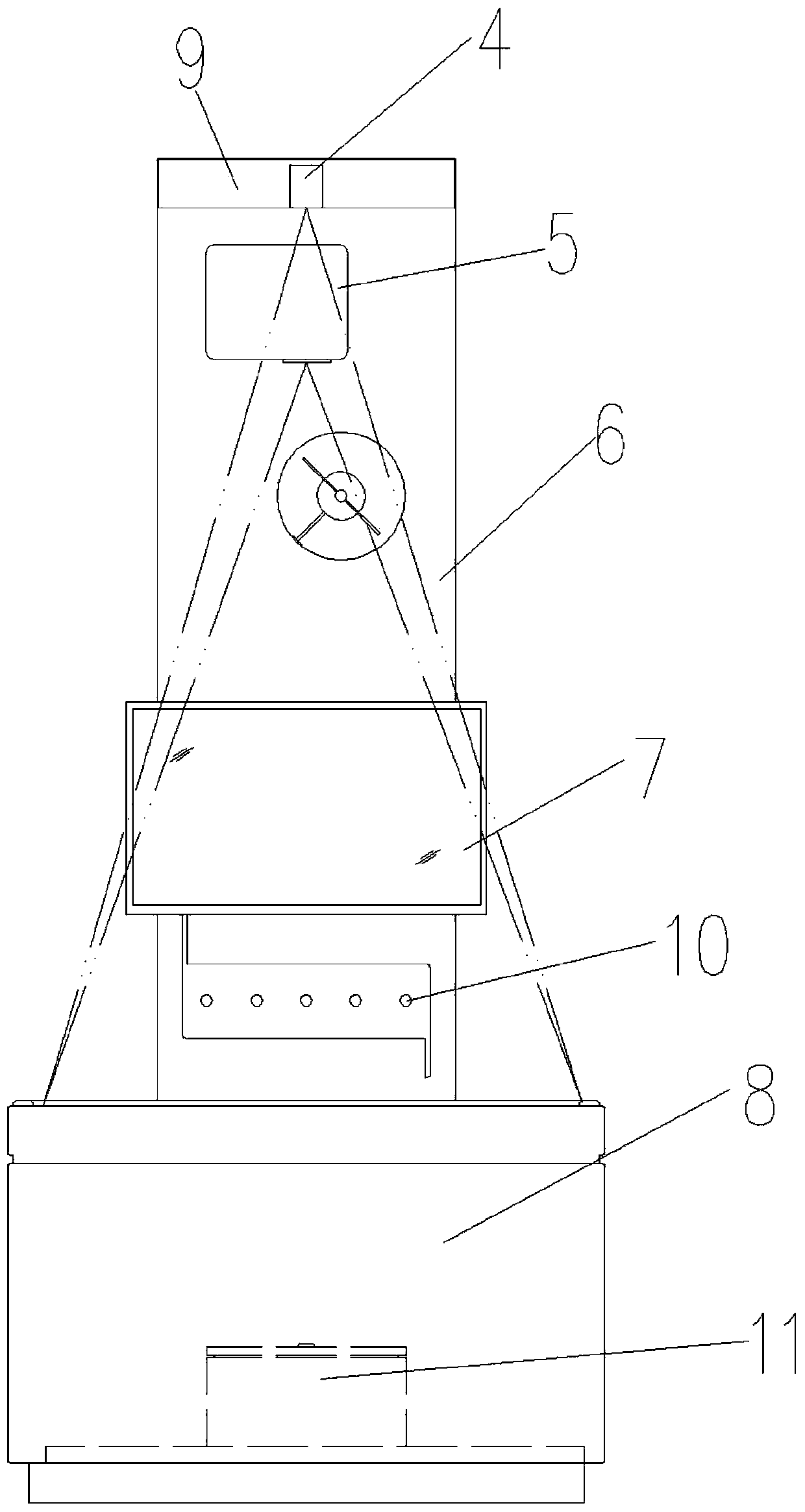 Celestial body motion demonstration device based on gravity well and demonstration method thereof