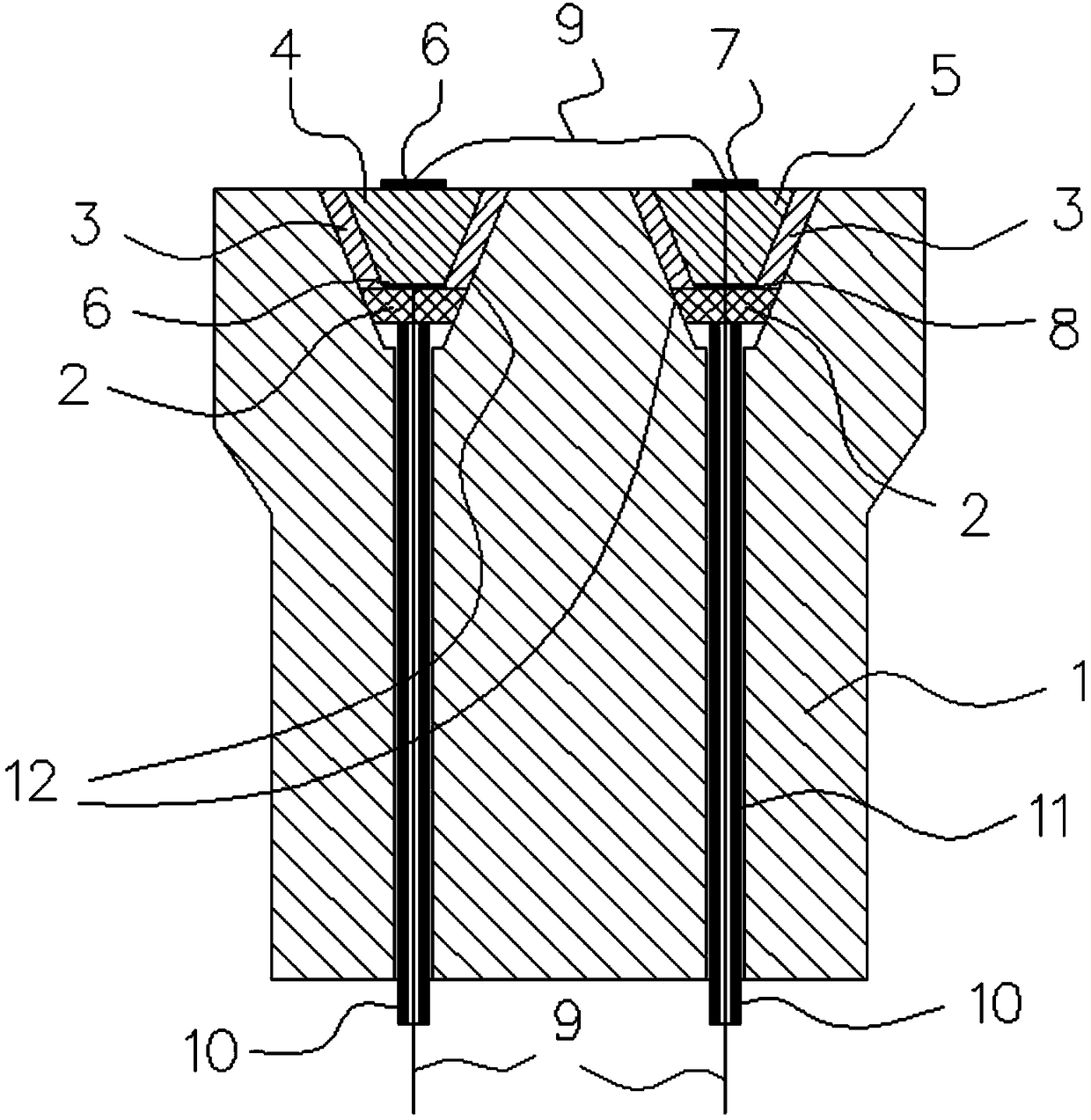 Hydrogen sensor for high-pressure hydrothermal system and making method thereof