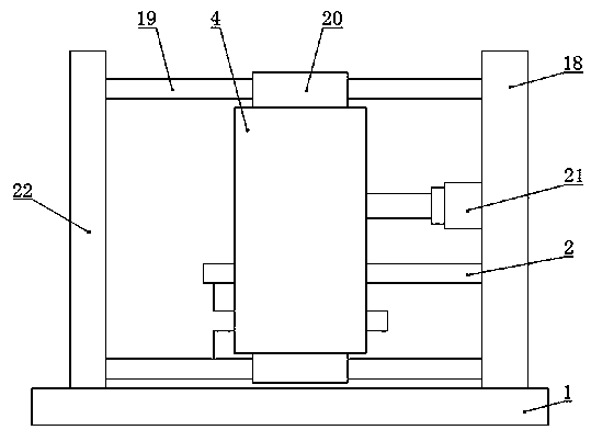 Standing aiding device used in neurology department