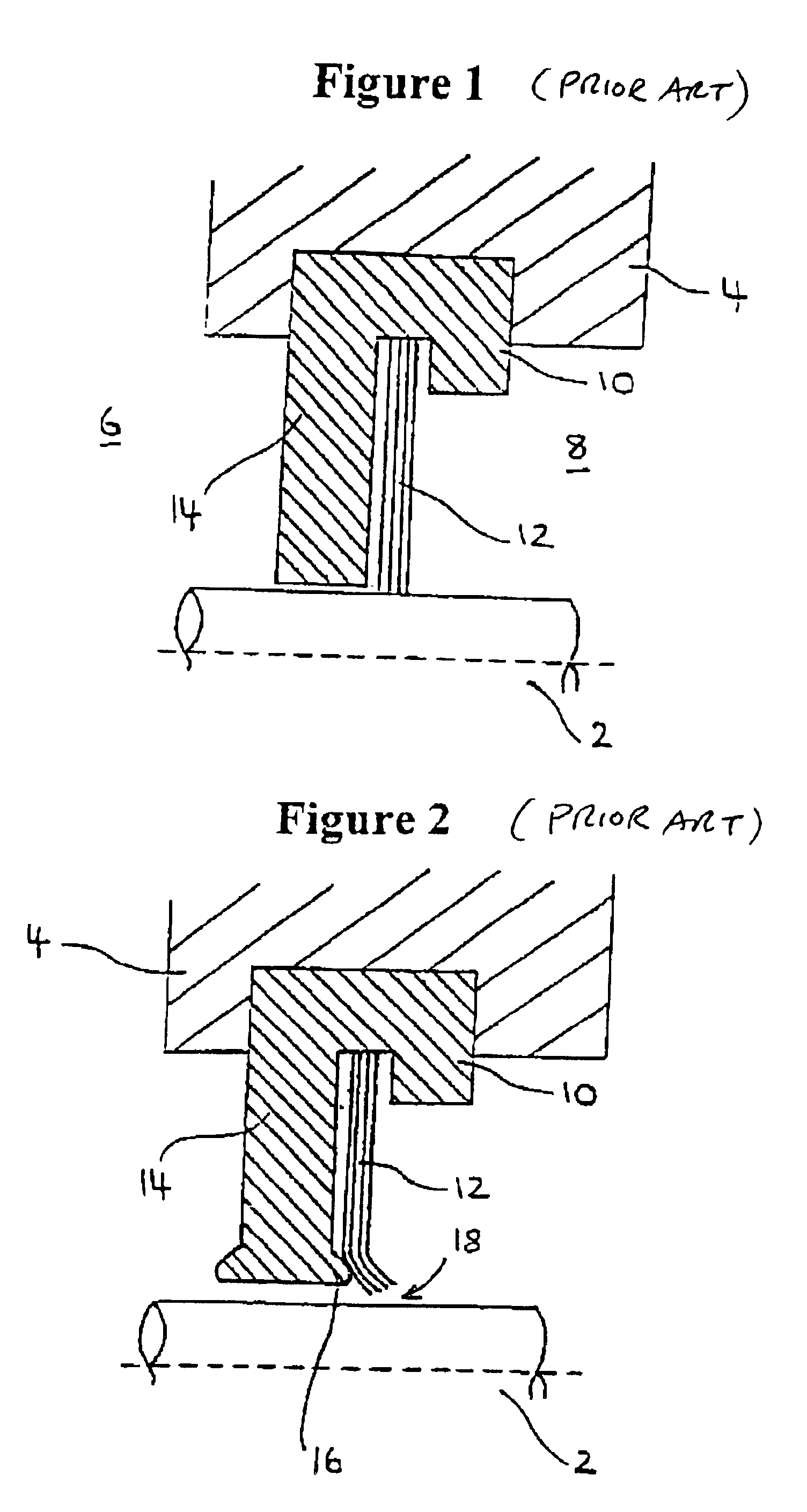 Deformable brush seal support