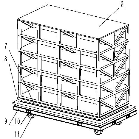 An automatic storage robot system