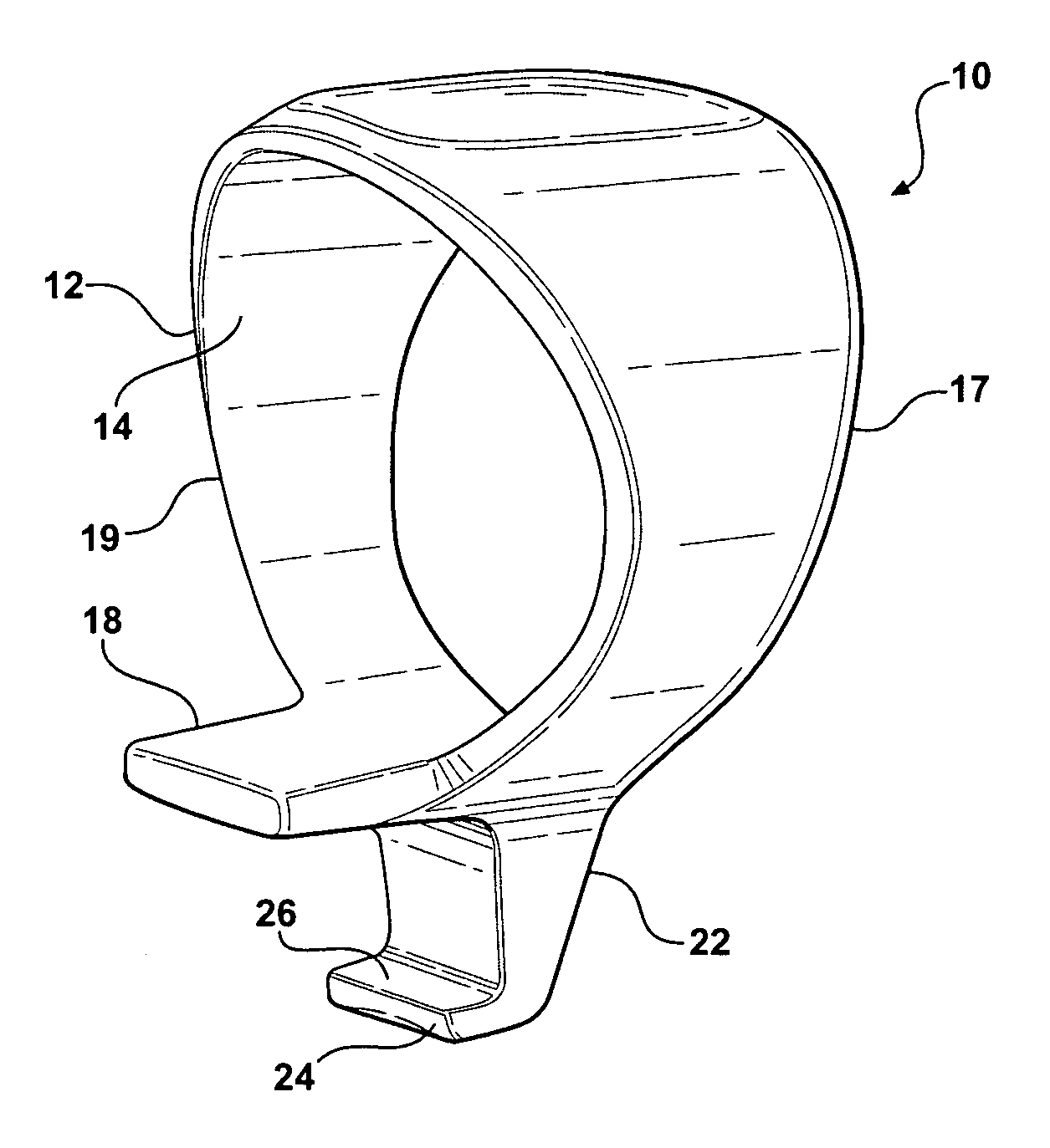 Finger ring bottle opener