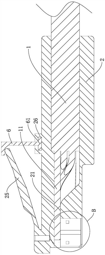 Network communication connector with snap-off function