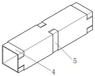 GFRP light prefabricated assembly type cable duct bank and construction method thereof