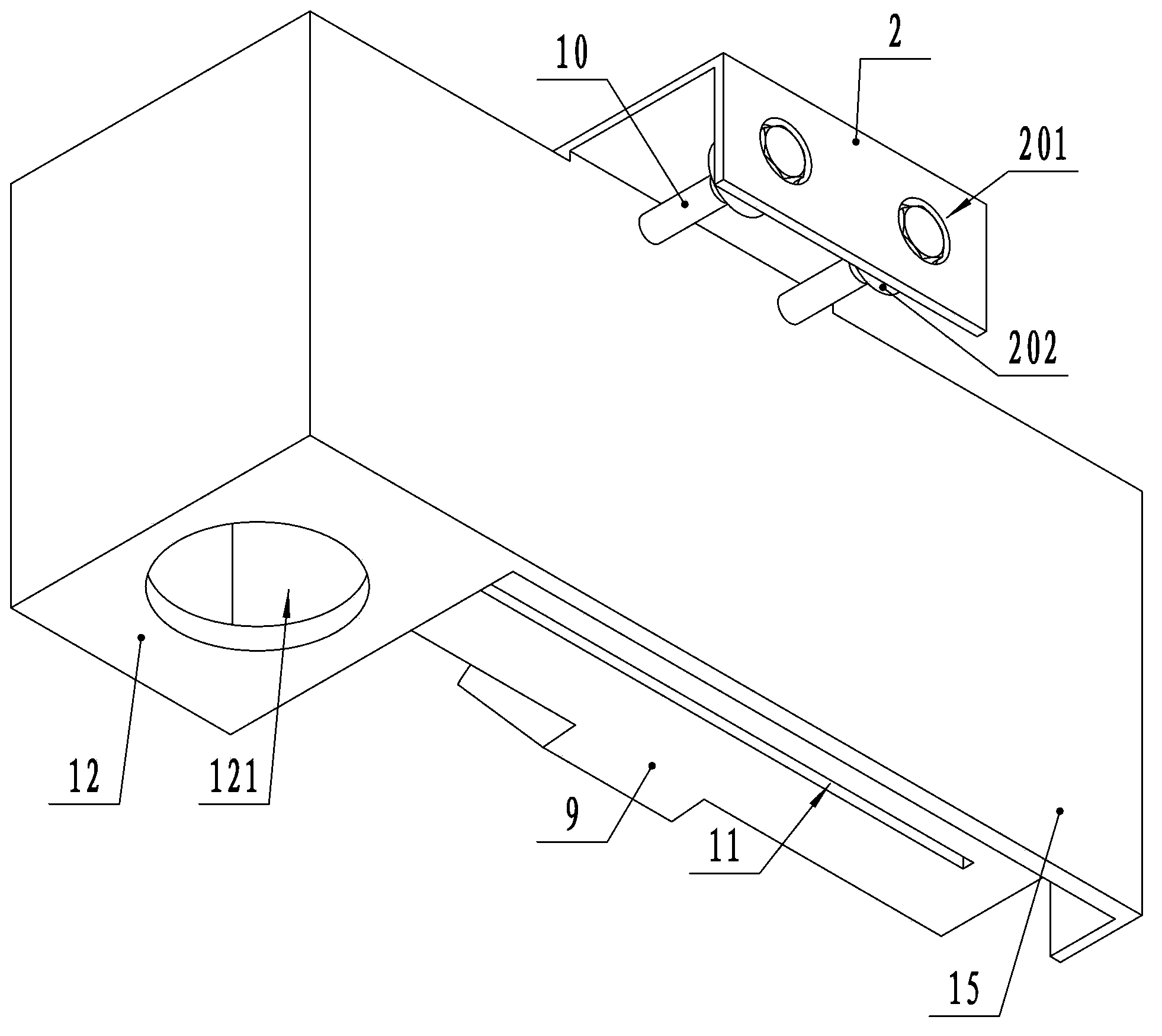 Electric wrench rack with water discharging groove and applicable to hot-line work