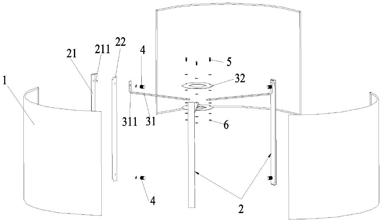 Detachable cloth lampshade and mounting method thereof