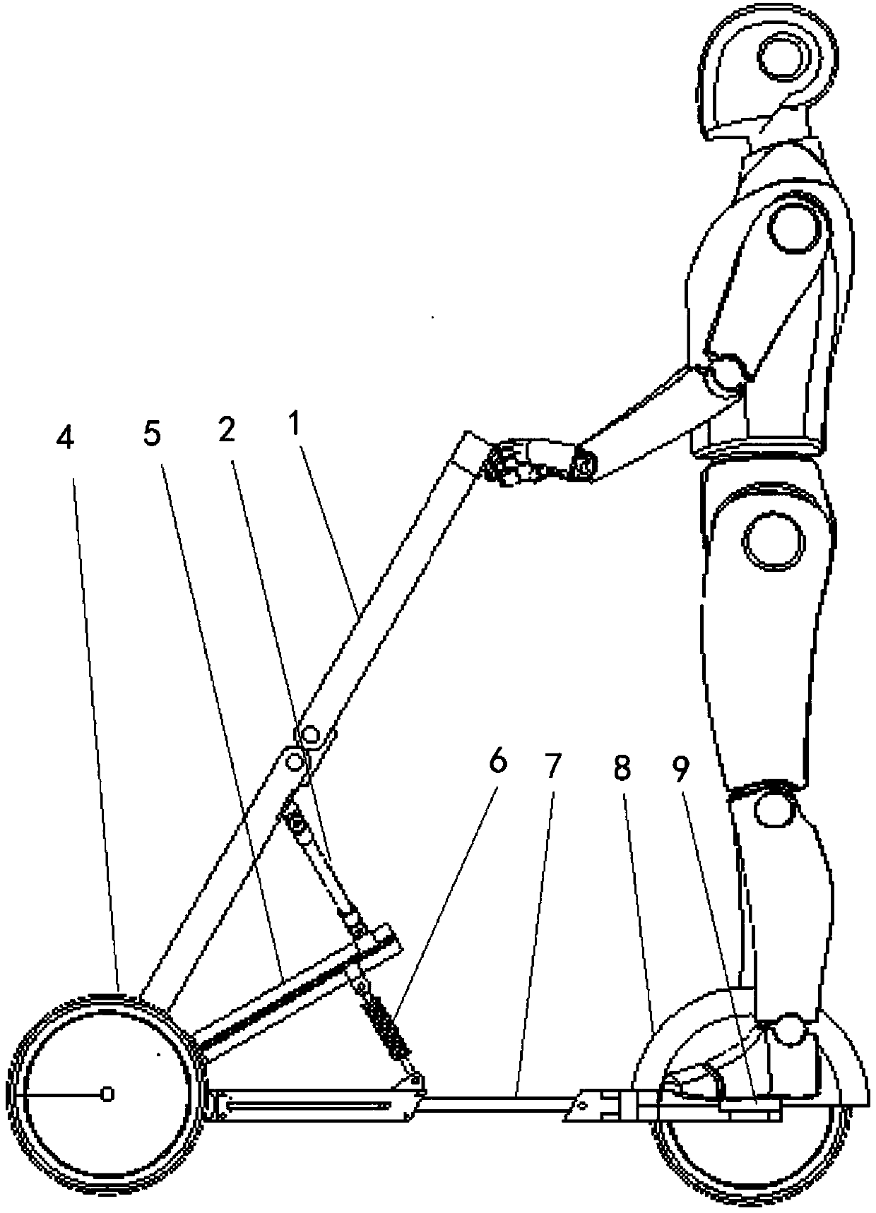 Riding-available foldable electric cart