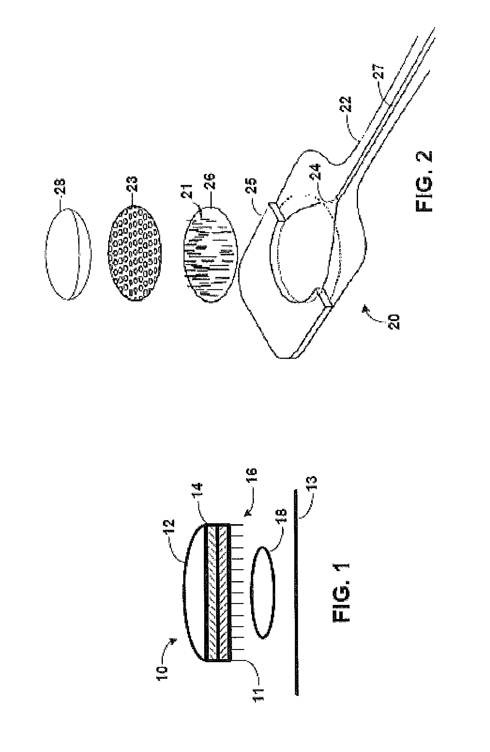 Device with encapsulated gel