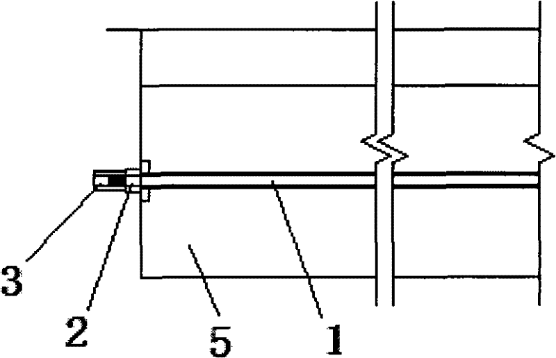 Underground pipeline excavated pipe joint prestress connecting method