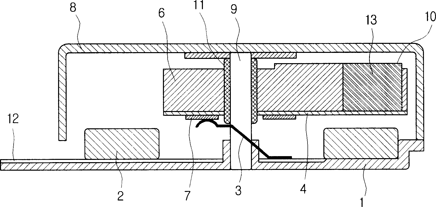 Integral brush and vibration motor having the same