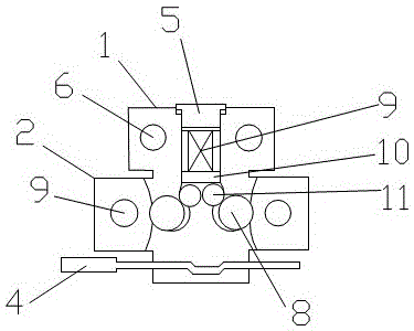 Tightly fit injection mold locker