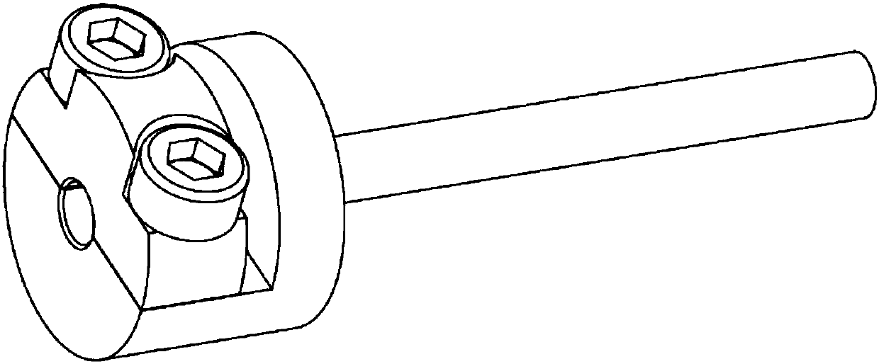 Fusion-splicing clamping device for C lens