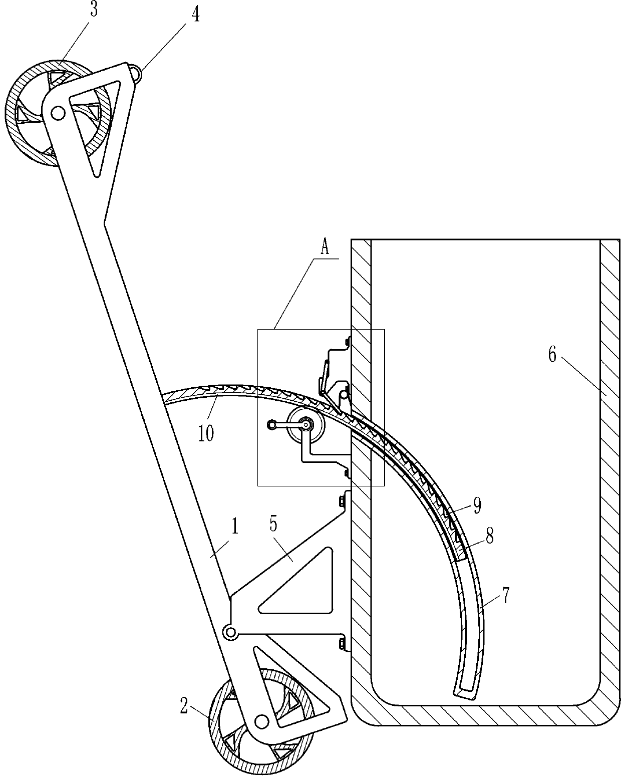 Dam detection assisted device