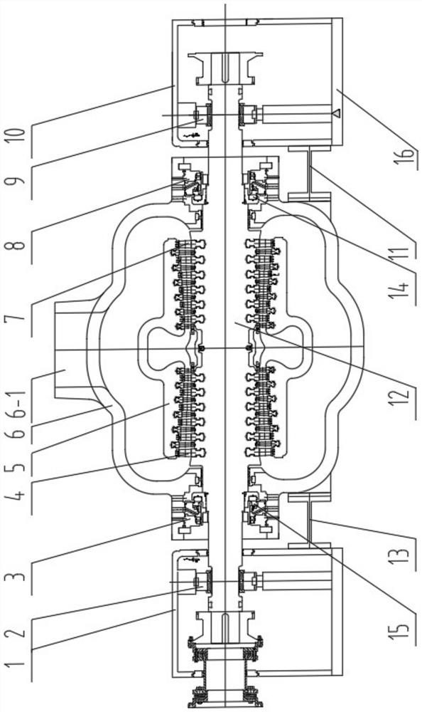 50MW-grade axial flow sCO2 turbine