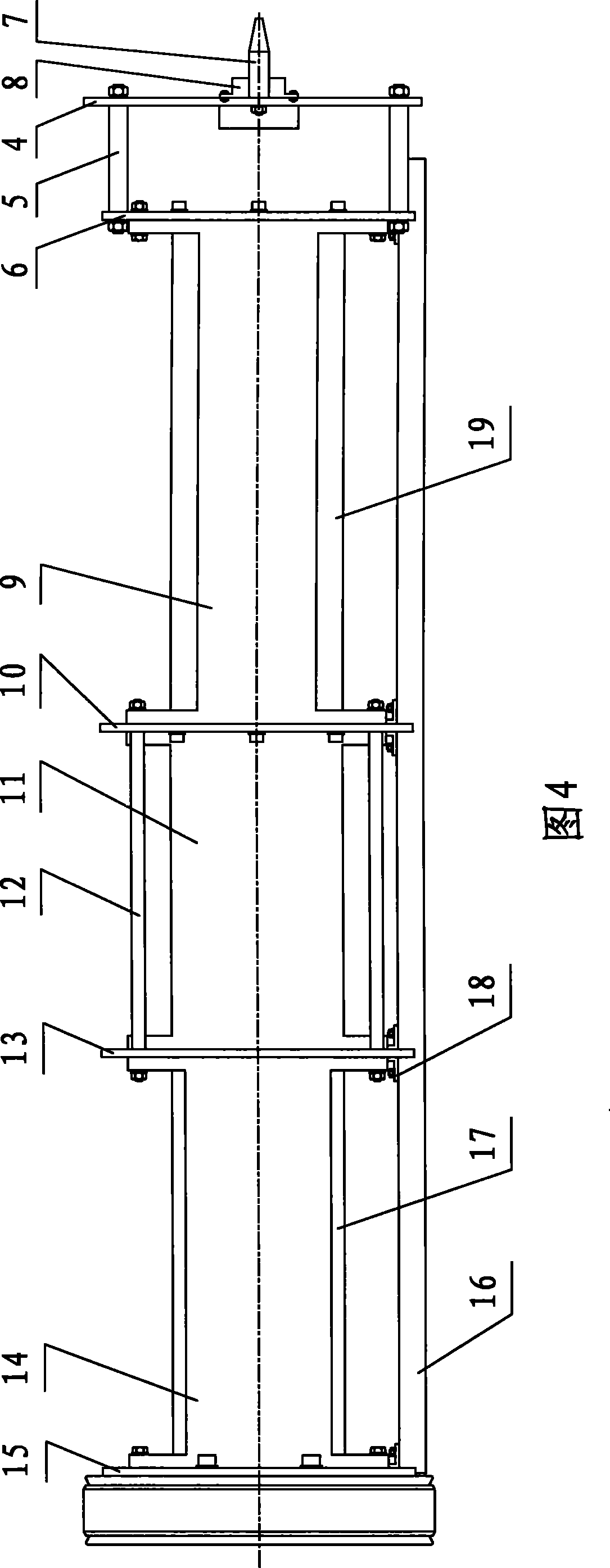 Underwater electronic connection rack