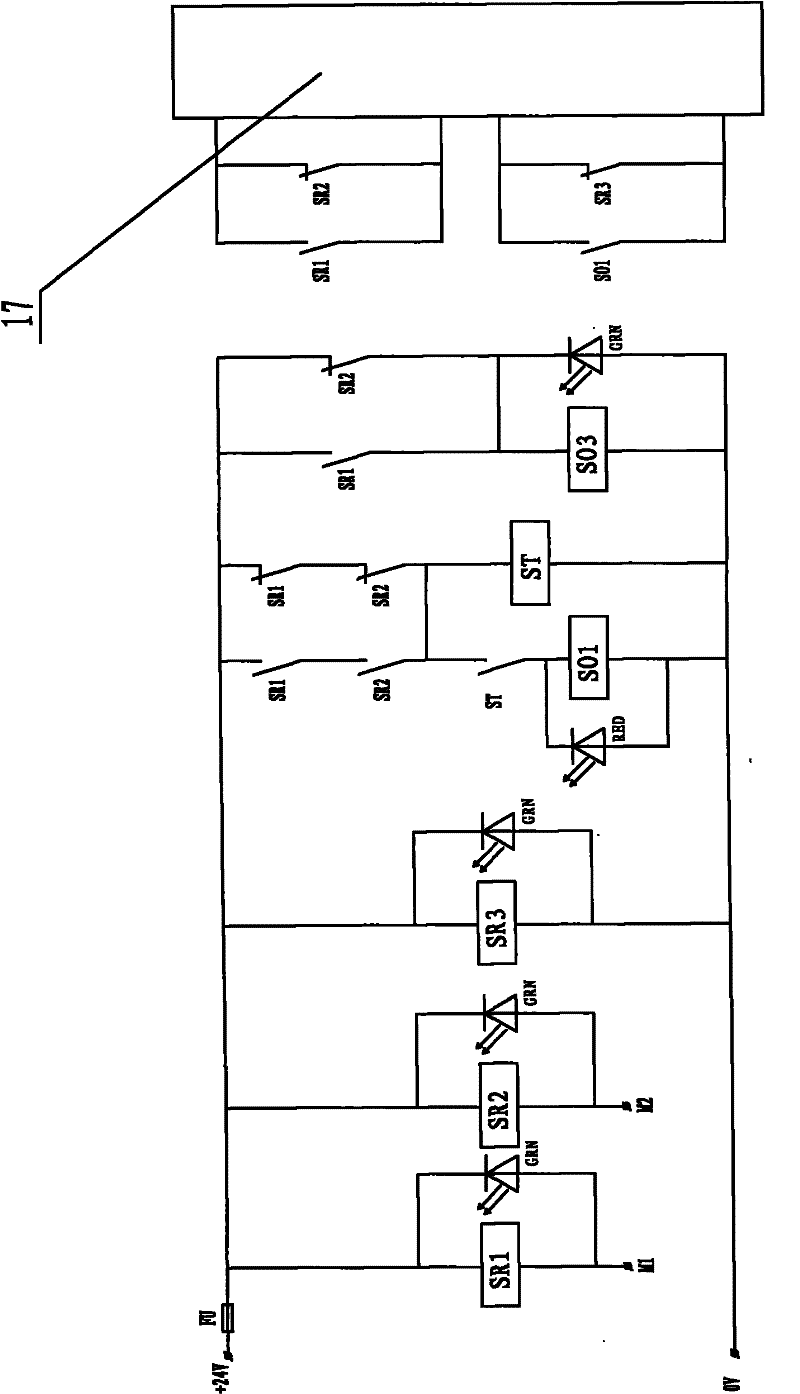 Special safety monitoring intelligent switch for industrial special door