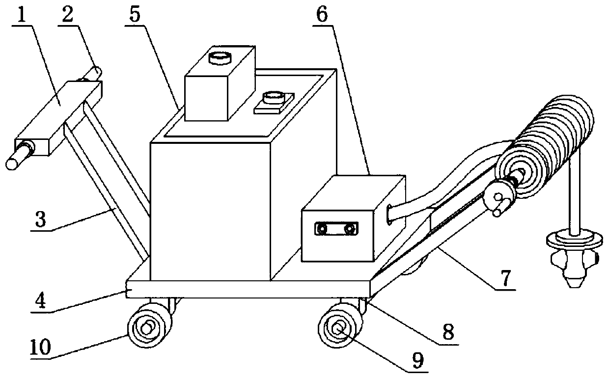 Municipal pipeline dredging device