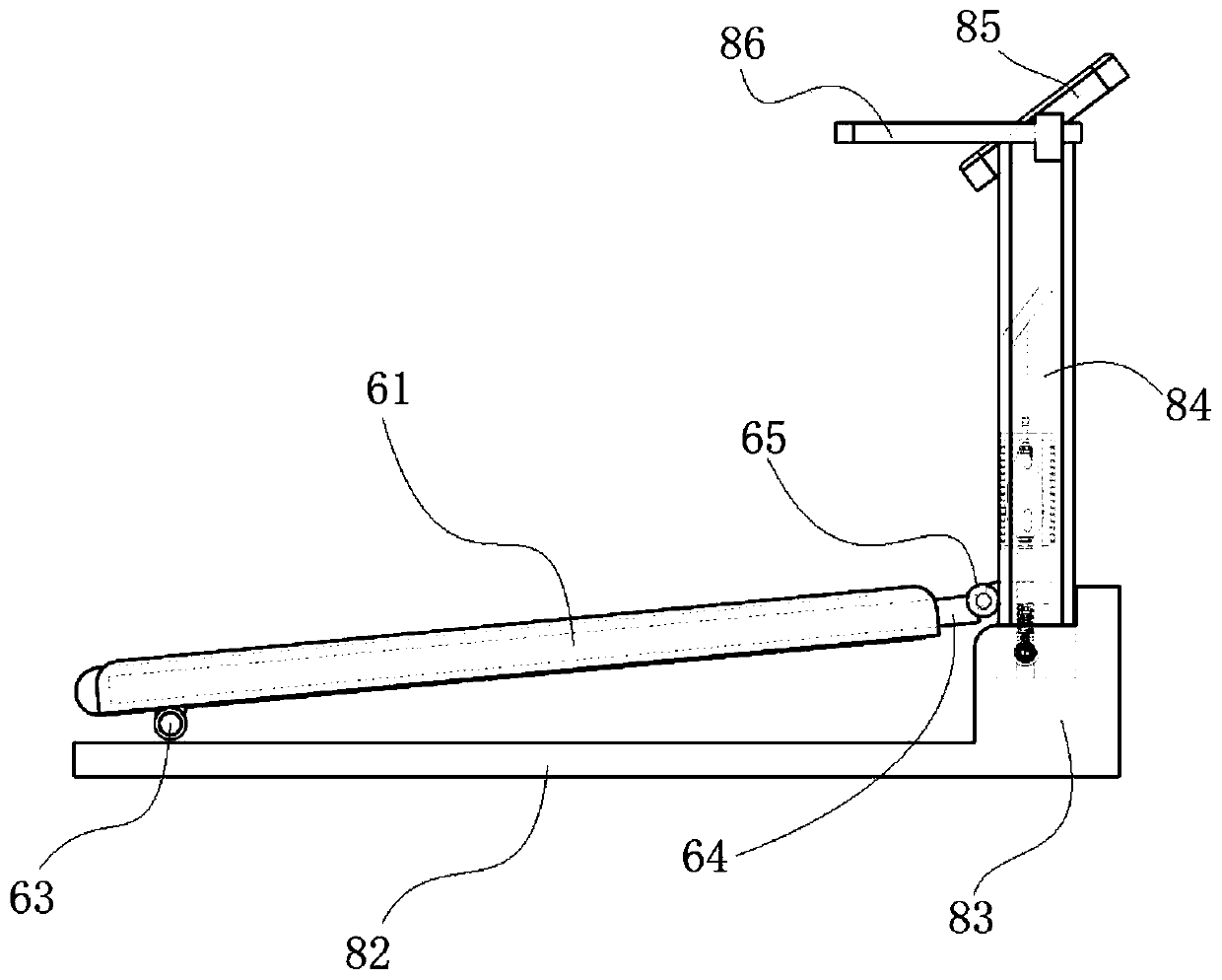 Indoor running trainer and application method thereof