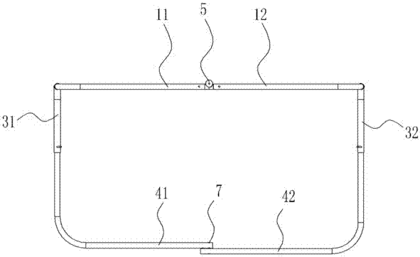 folding bed rail