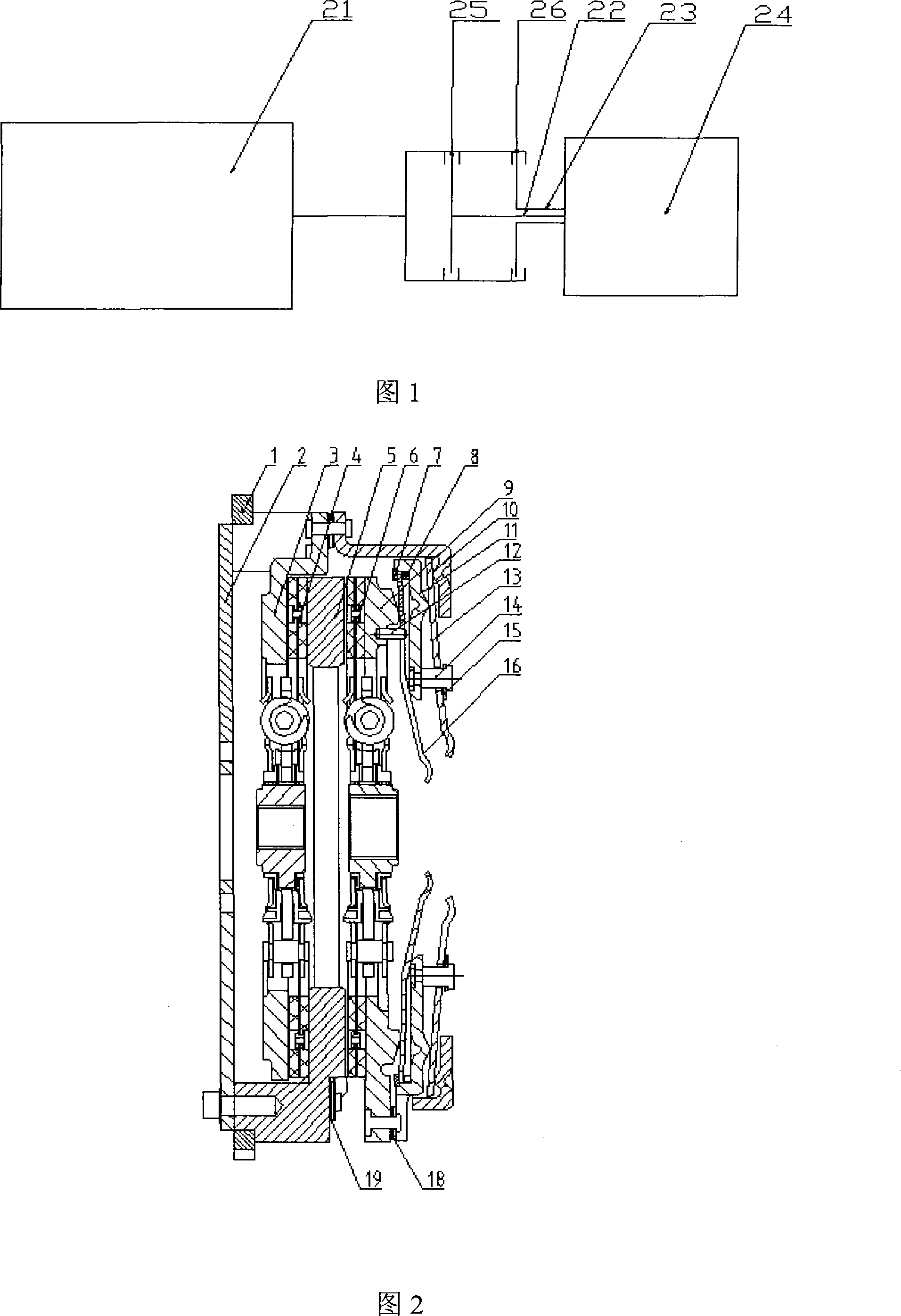 Low rotor inertia dry type dual clutch