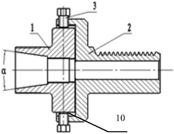 Eccentric adjusting cutter base of numerical control lathe