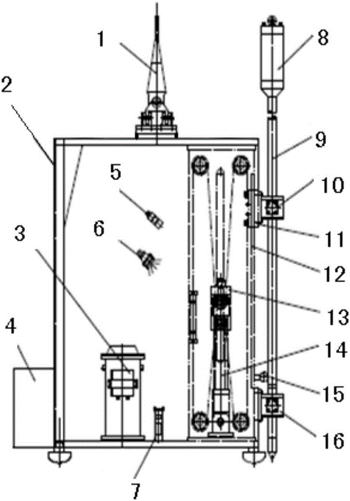 Seabed-based static force injecting and sampling platform