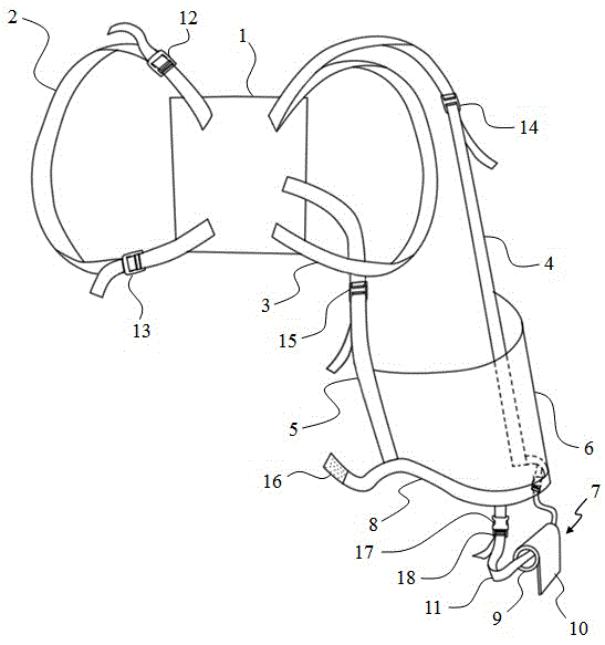 Shoulder upper limb bearing tape