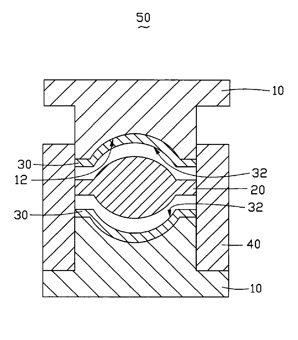 Mold for forming optical lens and method for manufacturing such mold