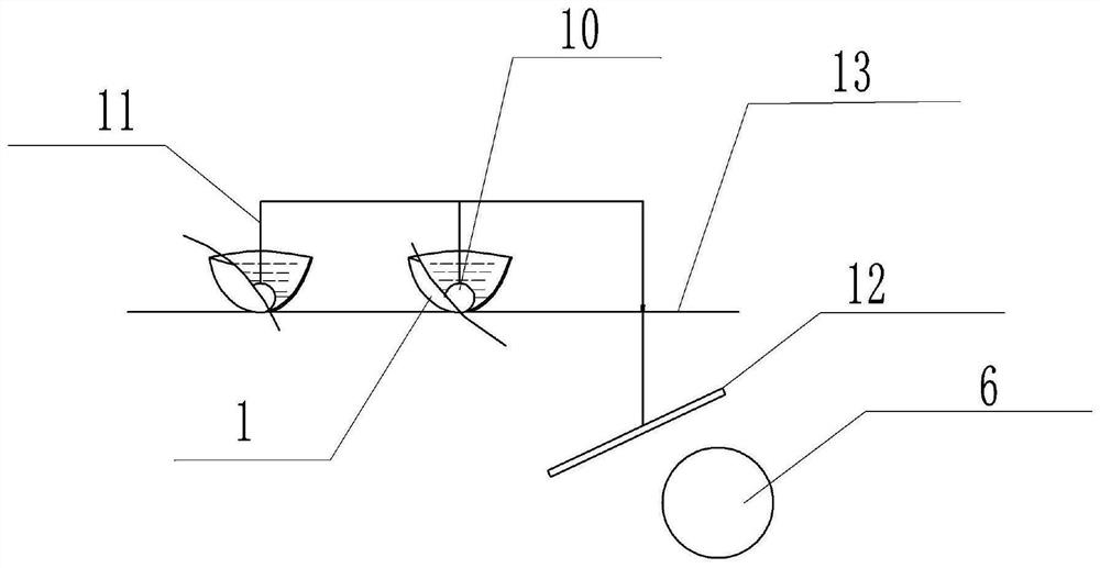 Road construction quality inspection device