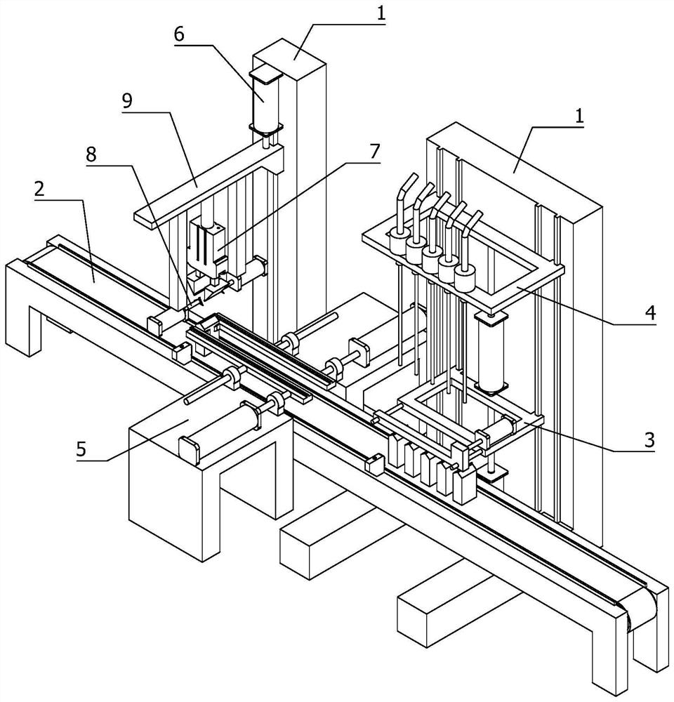 Intelligent processing equipment for filling milk into milk box