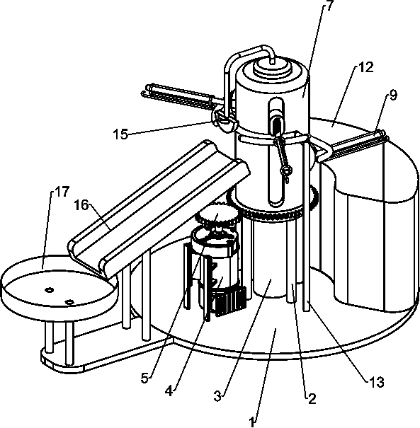 Spoon dyeing device