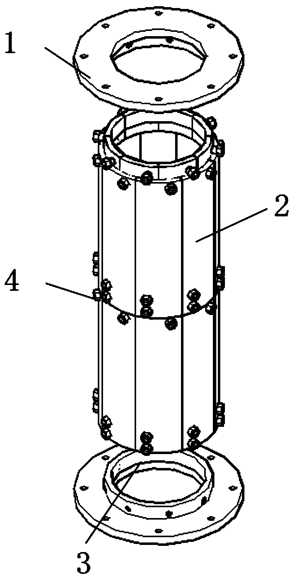 Environment-friendly industrial waste gas purification device