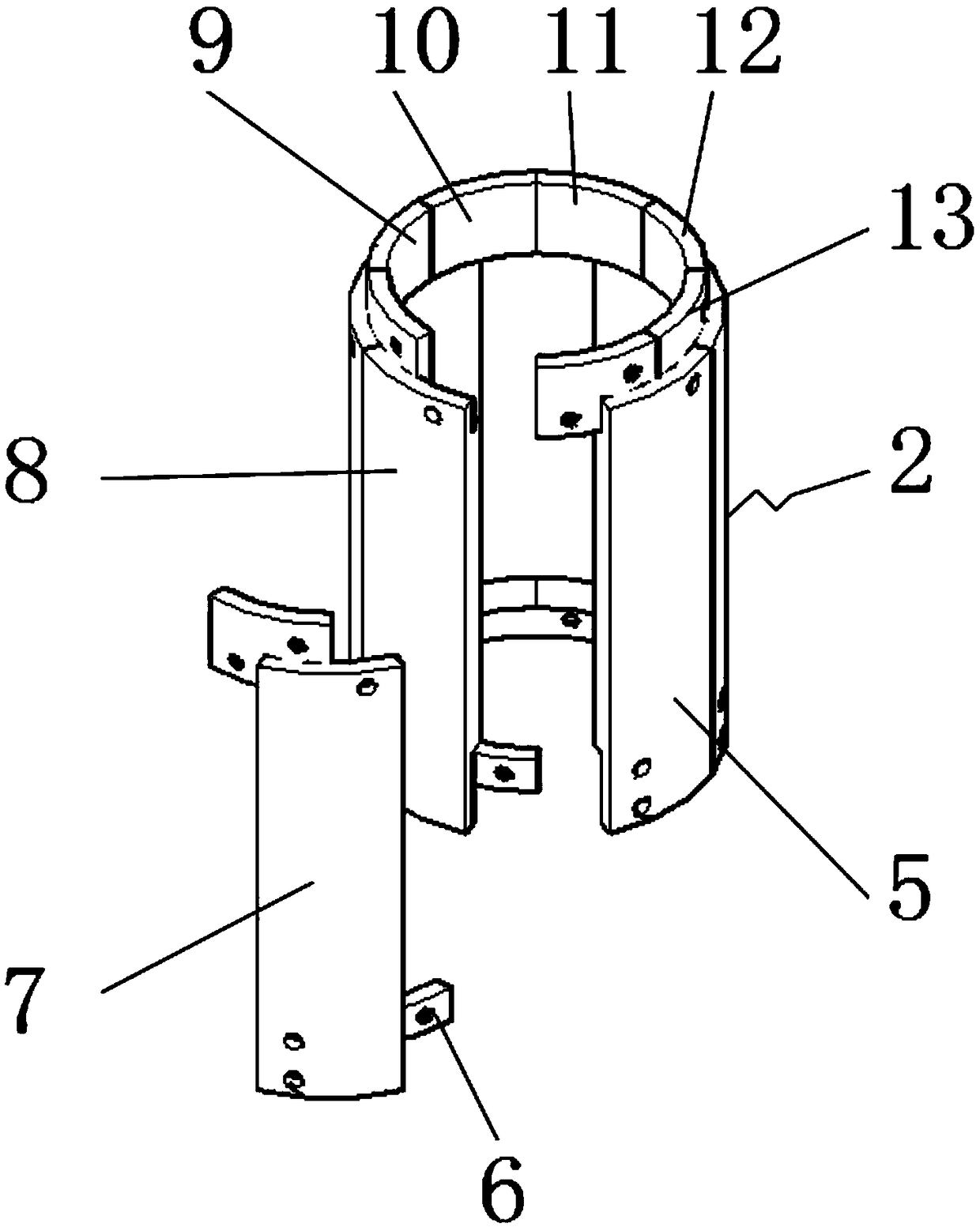 Environment-friendly industrial waste gas purification device